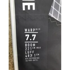 DUOTONE WARP 7.7m² 2019 OCCASION -Duotone Soldes Boutique duotone warp 77m 2019 occasion 2